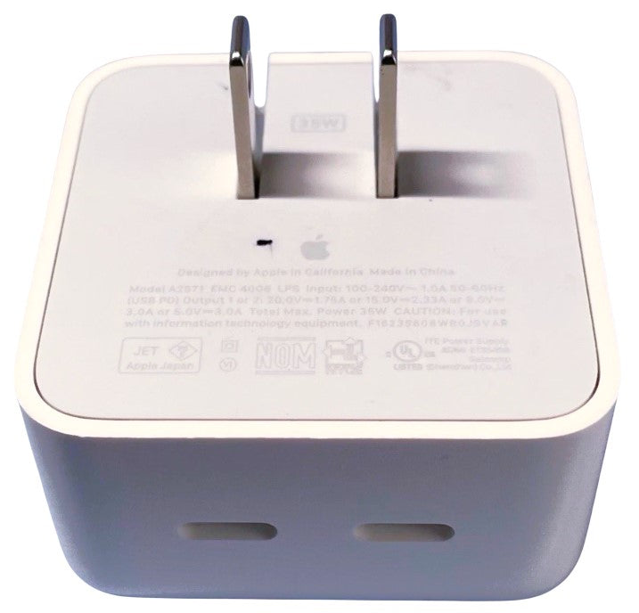 35W Dual USB-C Compact Power Adapter