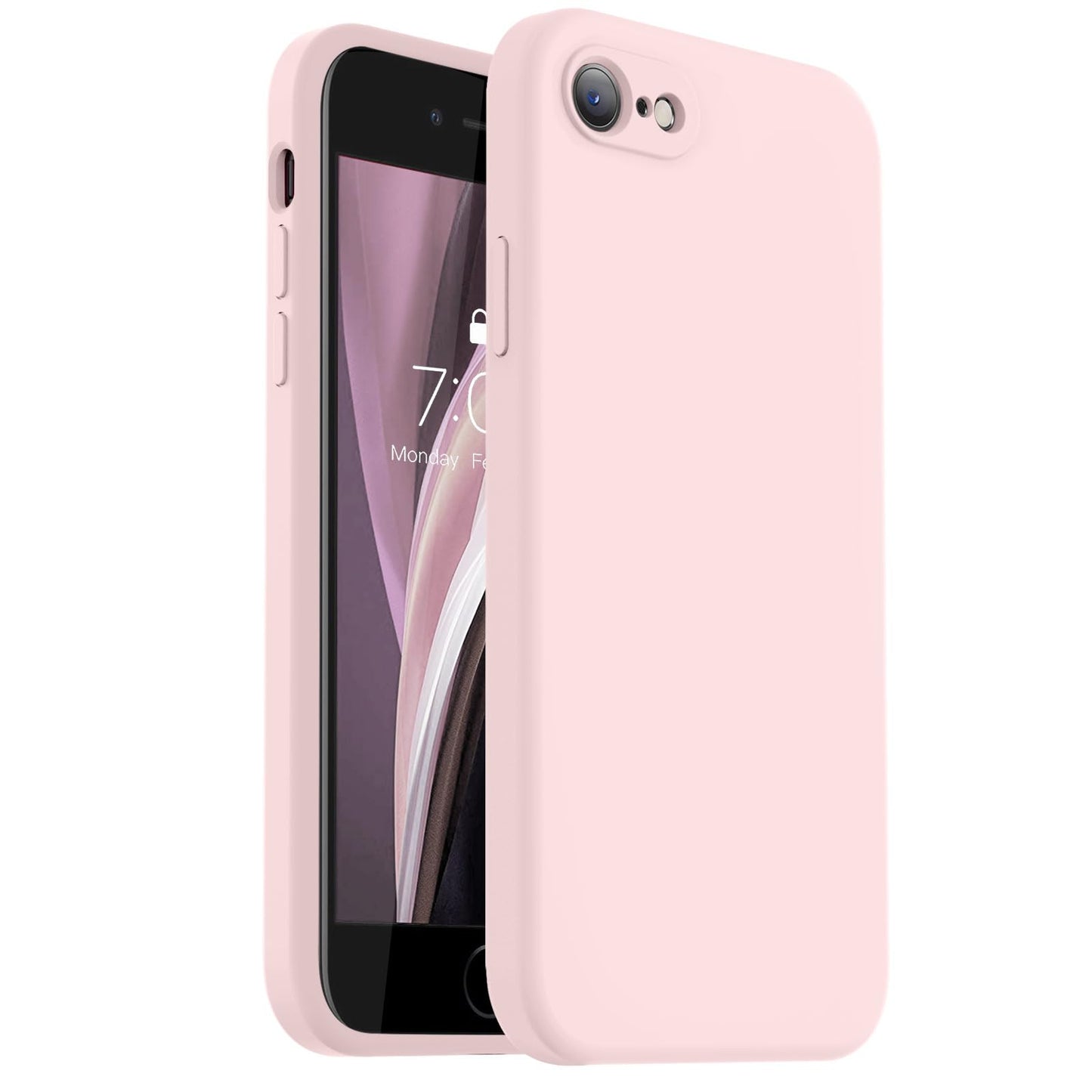 iPhone SE Silicone Case - Chalk Pink
