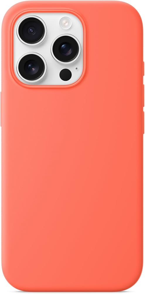 iPhone 16 Plus Silicone Case with MagSafe - Tangerine