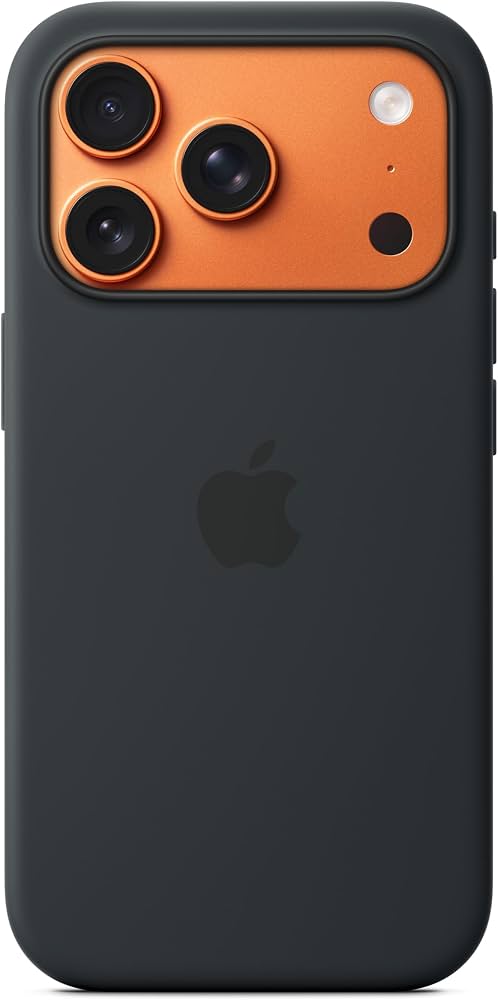 iPhone 17 Pro Silicone Case with MagSafe - Black