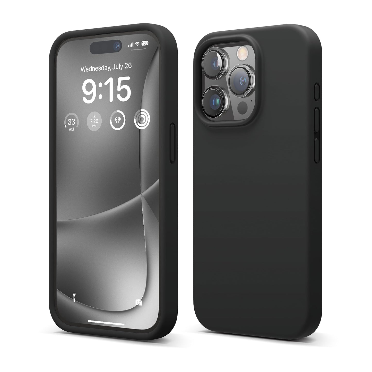 iPhone 15 Pro Silicone Case - Black