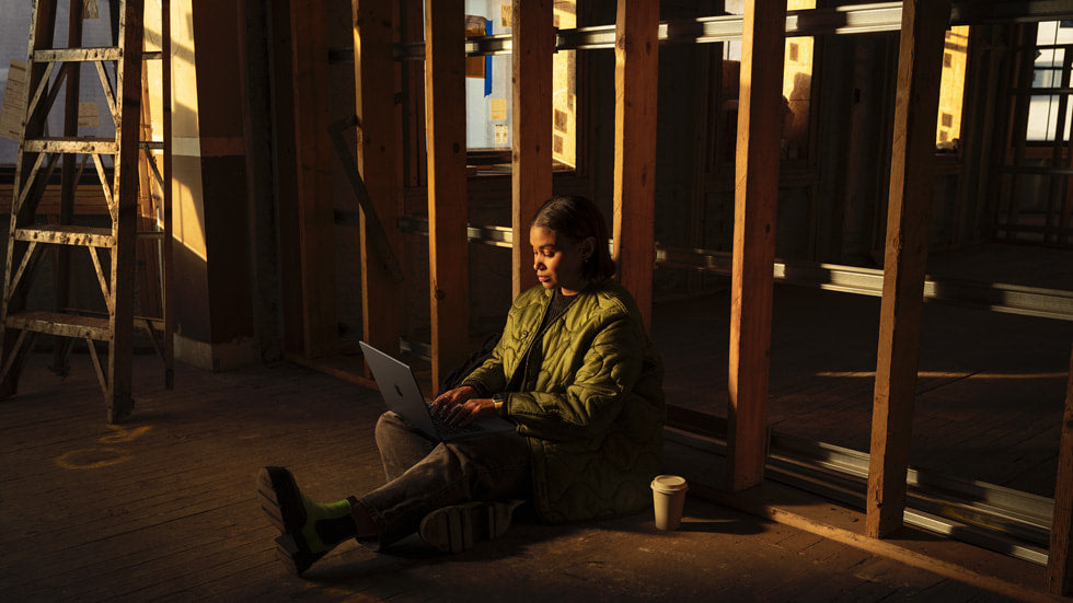 Apple MacBook Pro M4 lifestyle - person working