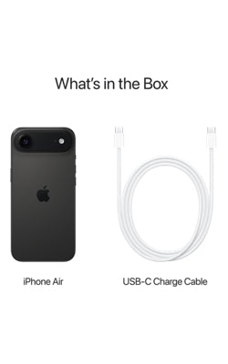 iPhone Air Space Black - Left Side