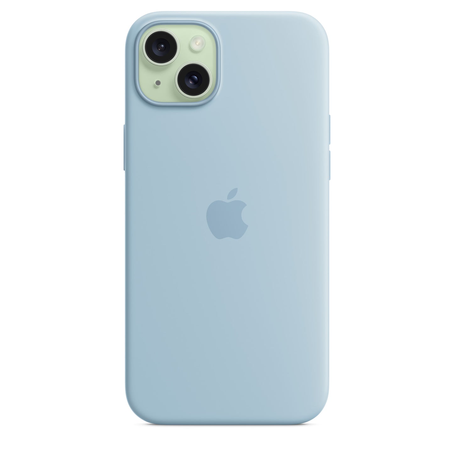 iPhone 15 Plus Silicone Case with MagSafe - Light Blue - View 5