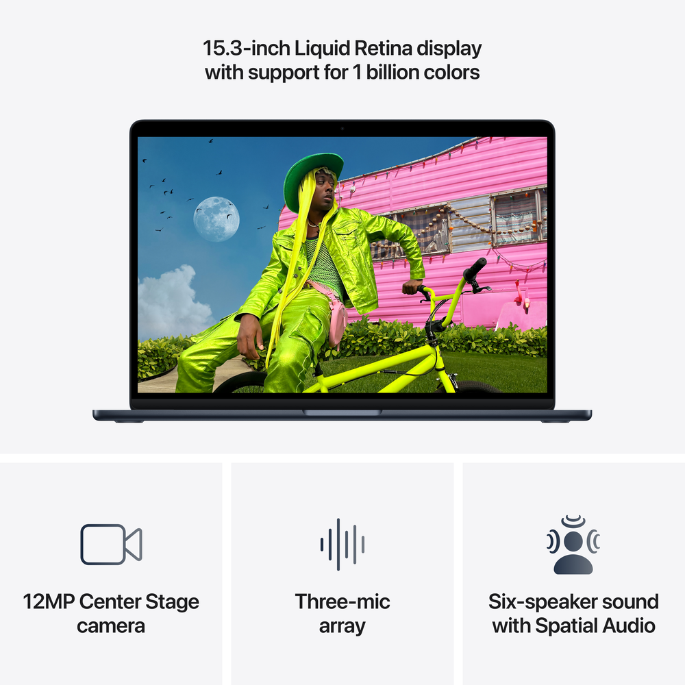 Apple MacBook Air 15.3-inch (M5) - 16GB 1TB - Midnight
