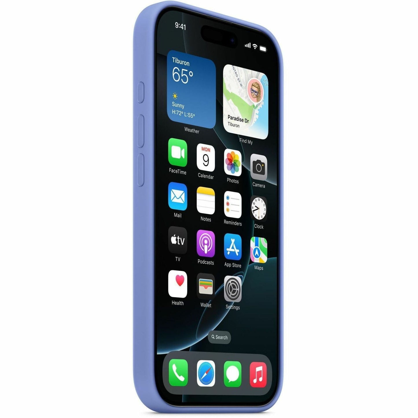 iPhone 16 Pro Silicone Case with MagSafe - Periwinkle