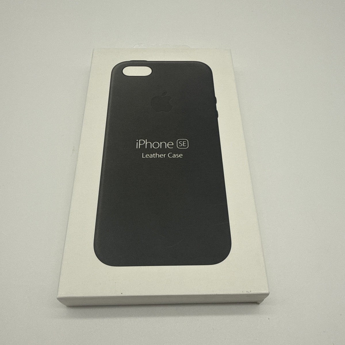 iPhone SE Leather Case - Black | Genuine Apple | VSI Apple Marketplace