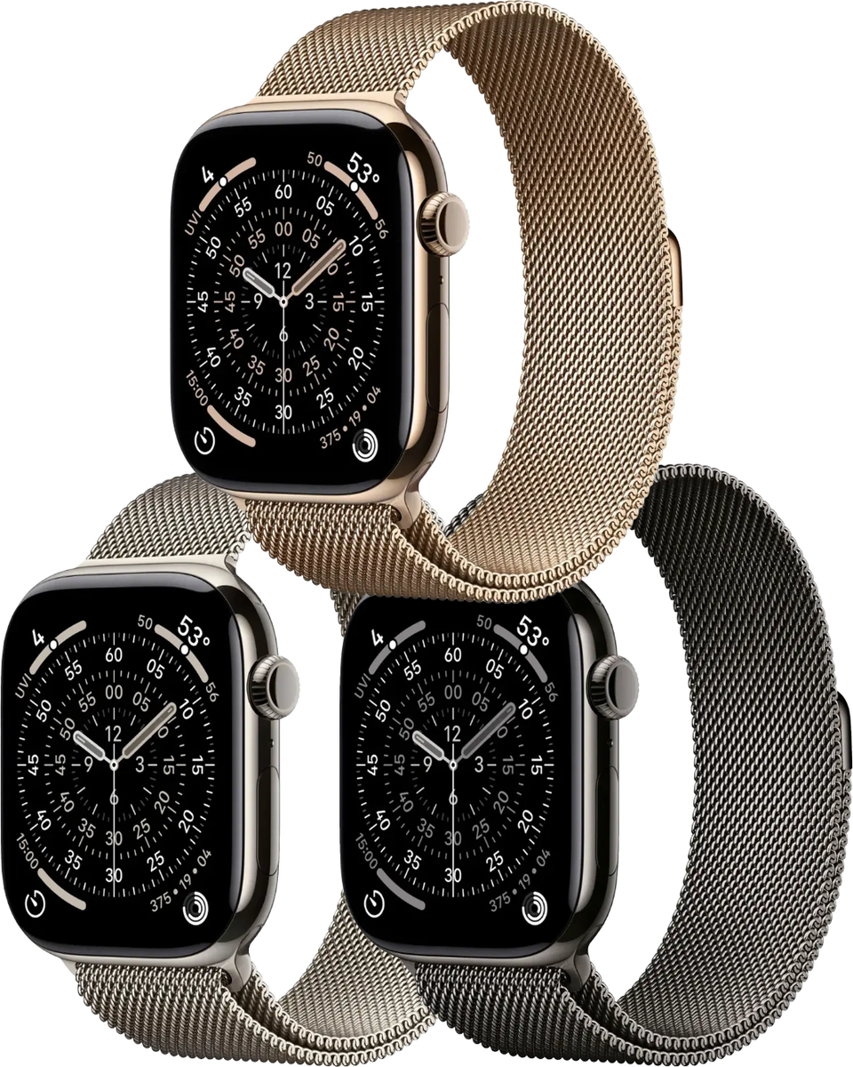 Apple Watch Series 11 42MM Gold Titanium - Sport Band - Cellular