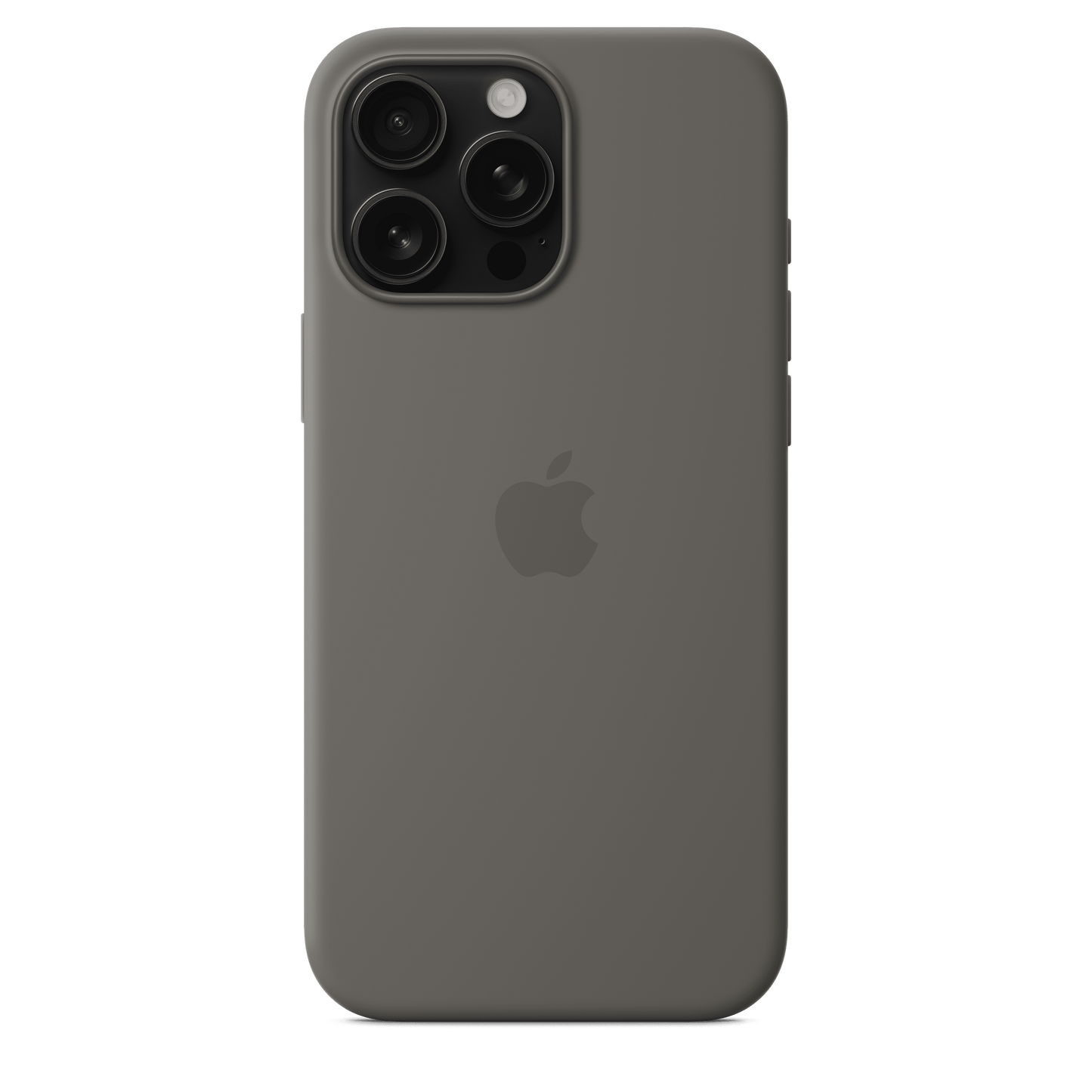 iPhone 16 Pro Max Silicone Case with MagSafe - Stone Gray