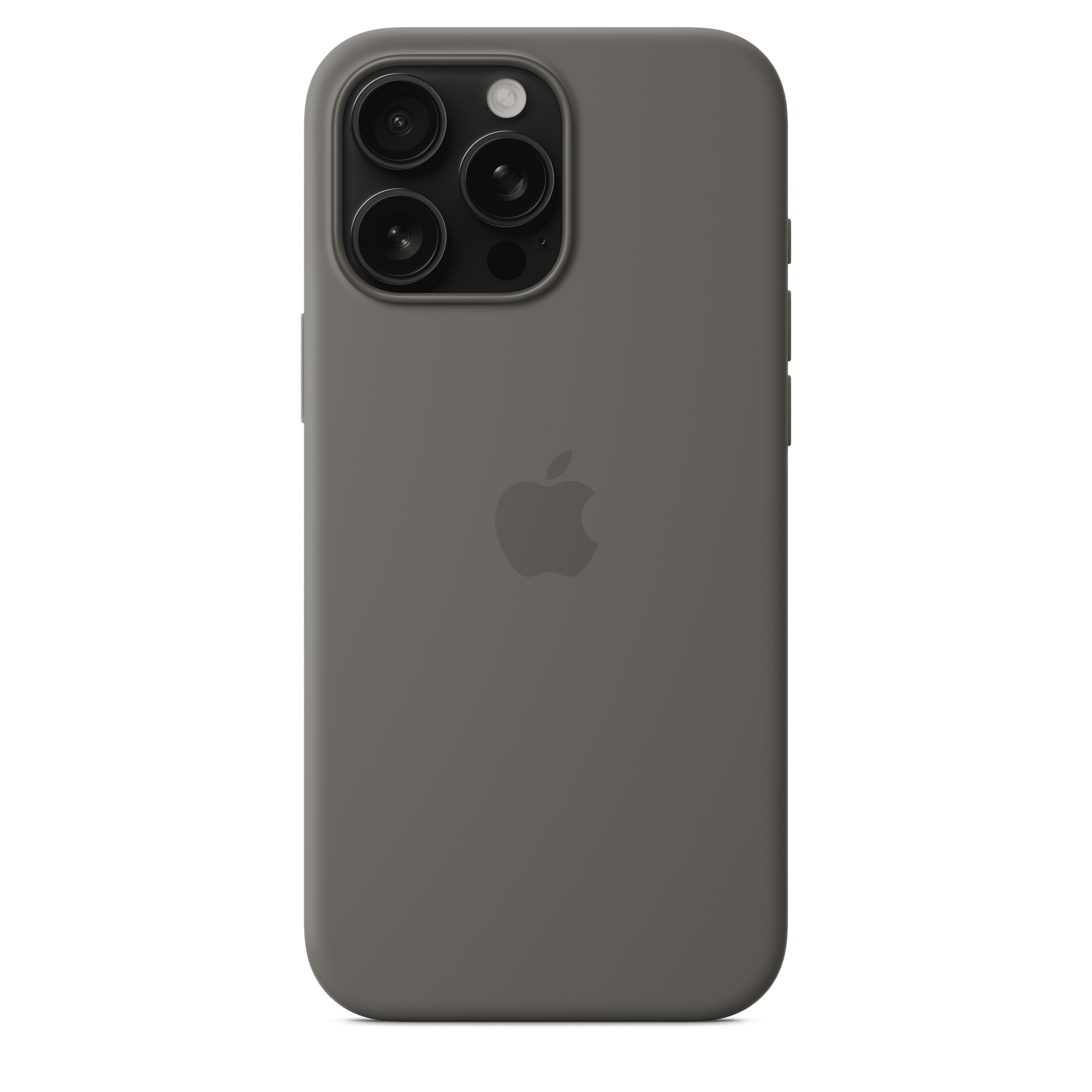 iPhone 16 Pro Max Silicone Case with MagSafe - Stone Gray