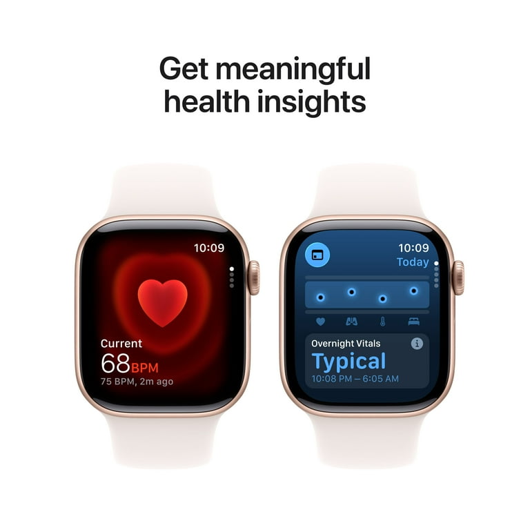Apple Watch Series 11 GPS 42mm Rose Gold Aluminum Case with Light Blush Sport Band - S/M