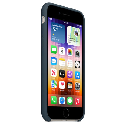 iPhone SE Silicone Case - Abyss Blue