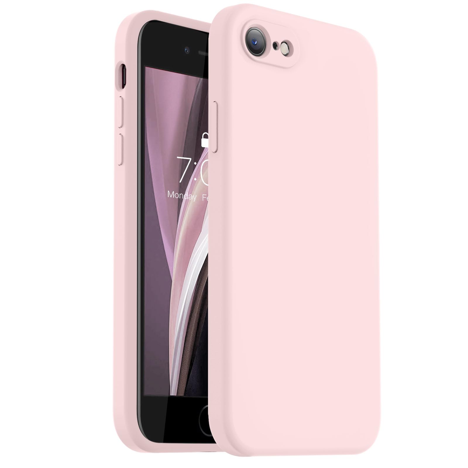 iPhone SE Silicone Case - Chalk Pink