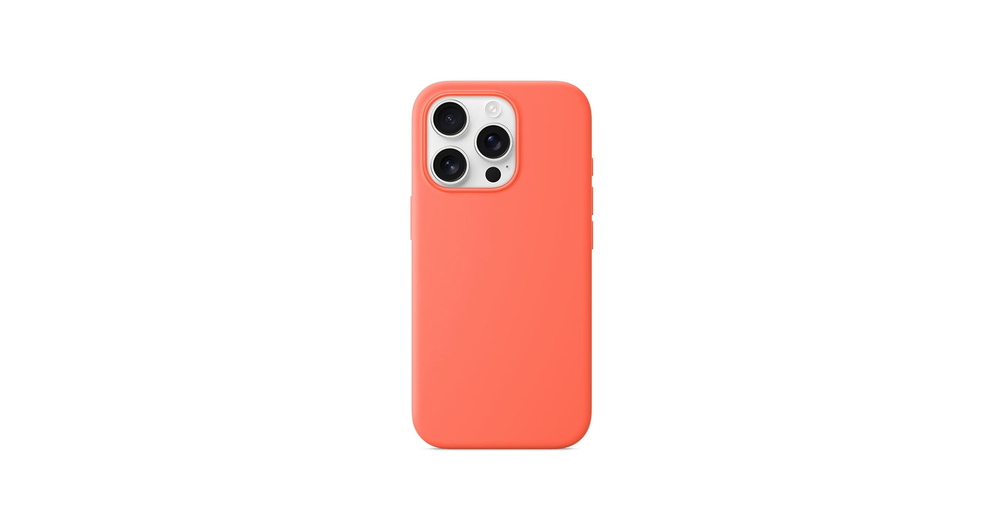 iPhone 16 Pro Max Silicone Case with MagSafe - Tangerine