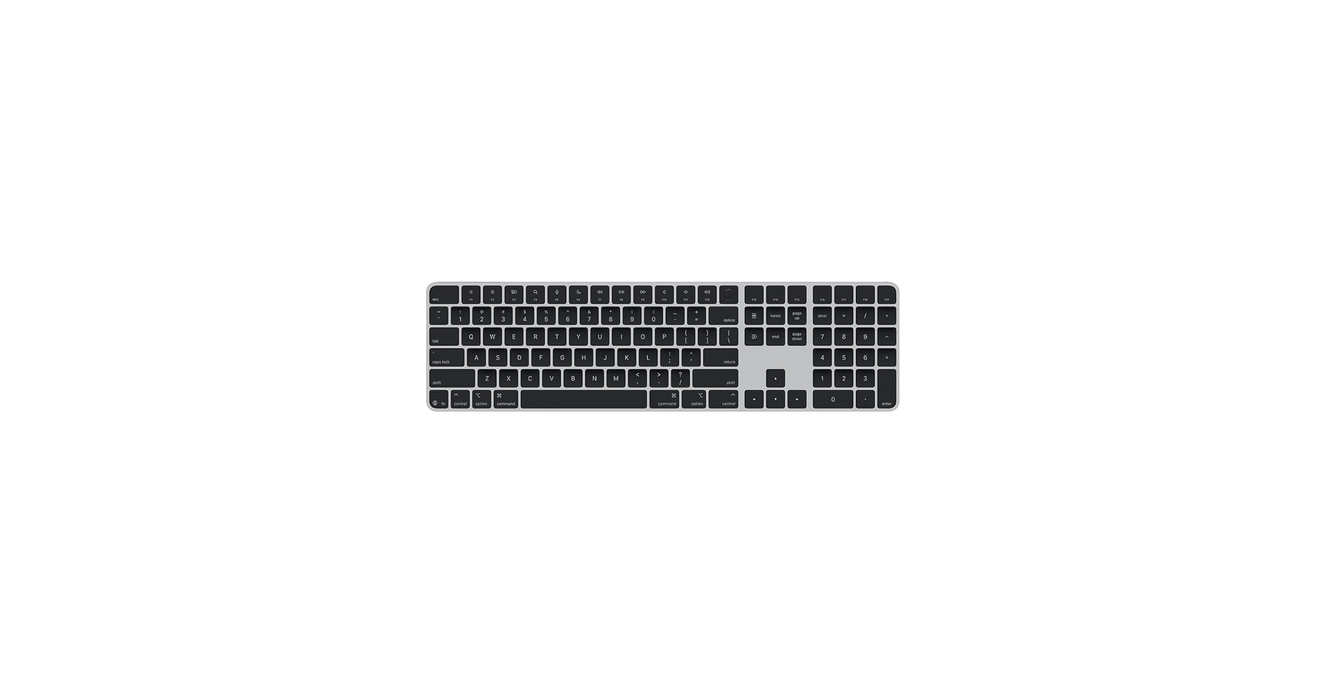 Magic Keyboard with Touch ID and Numeric Keypad - Black Keys