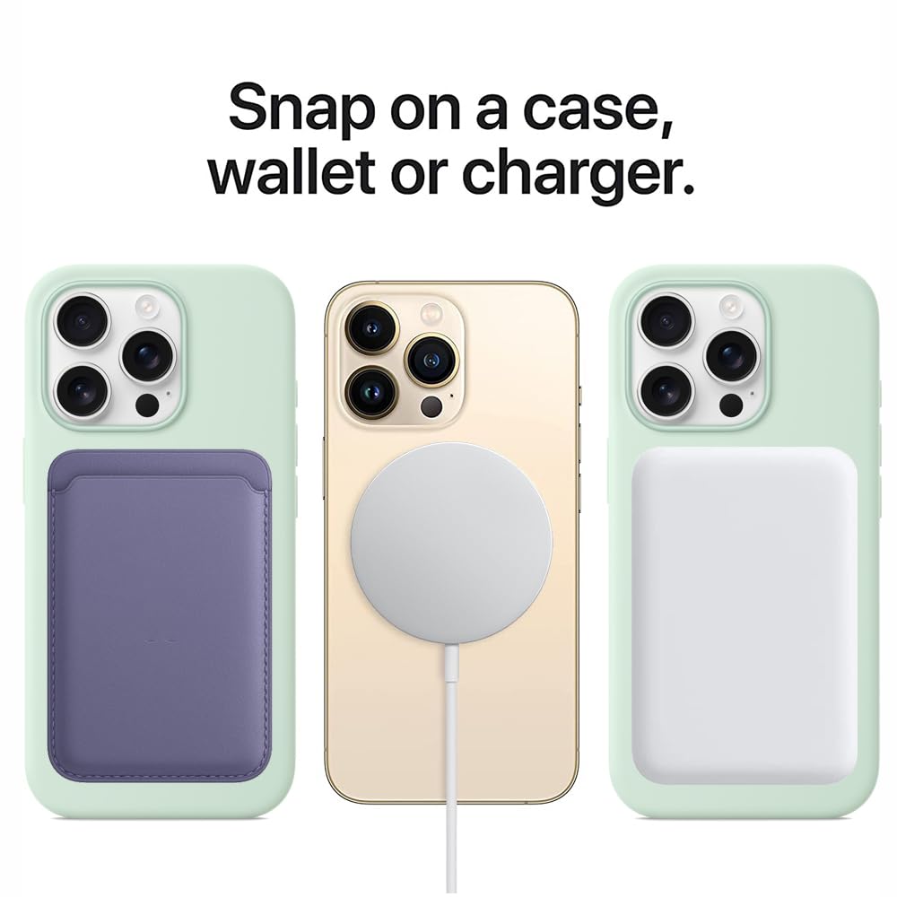 iPhone 16 Pro Silicone Case with MagSafe - Aquamarine