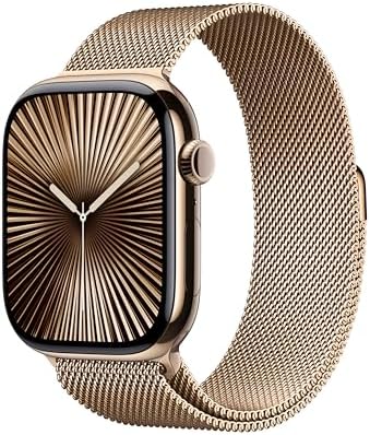 Apple Watch Series 11 42MM Gold Titanium - Milanese Loop - Cellular