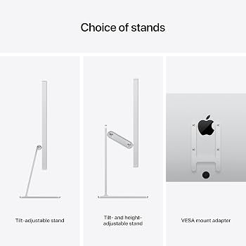 Apple Studio Display - Nano-Texture Glass - Tilt-Adjustable Stand