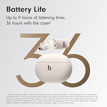 Apple Studio Buds + Ivory.