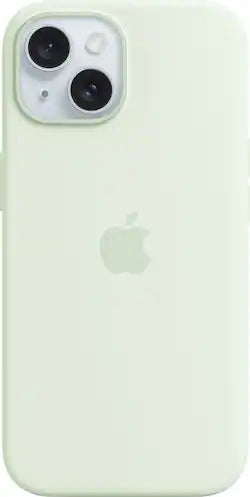 iPhone 15 Plus Silicone Case with MagSafe - Soft Mint