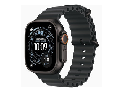 Apple Watch Ultra 3 GPS + Cellular 49mm Black Titanium Case with Black Ocean Band