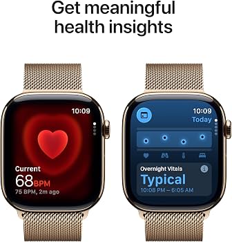 Apple Watch Series 11 46MM Gold Titanium - Milanese Loop - Cellular
