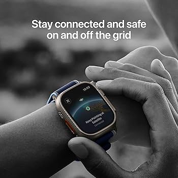 Apple Watch Ultra 3 GPS + Cellular 49mm Natural Titanium Case with Natural Titanium Milanese Loop - Small