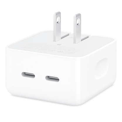 35W Dual USB-C Port Power Adapter