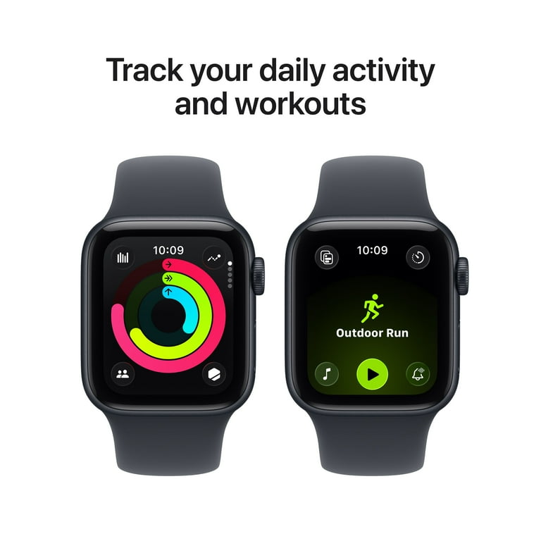 Apple Watch SE 3 GPS 40mm Midnight Aluminum Case with Midnight Sport Band - S/M