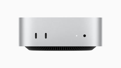 Apple Mac mini front-facing ports - USB-C and audio jack