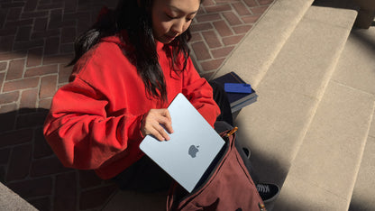 Apple MacBook Air M4 lifestyle - on the go