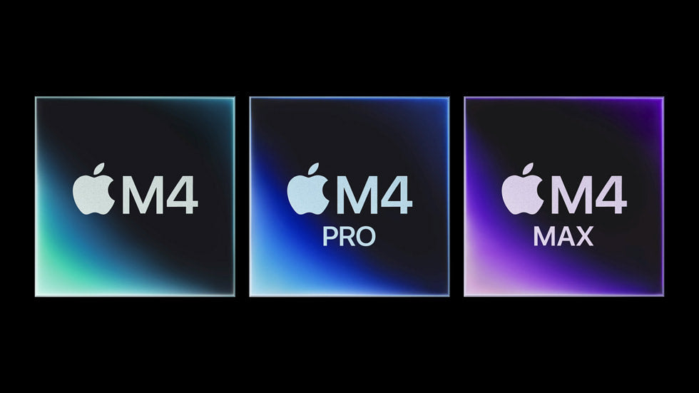 Apple MacBook Pro M4 chip series - M4, M4 Pro, M4 Max