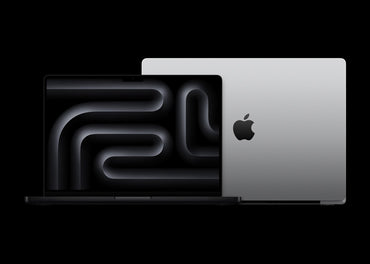 Apple MacBook Pro M4 lineup front and back view
