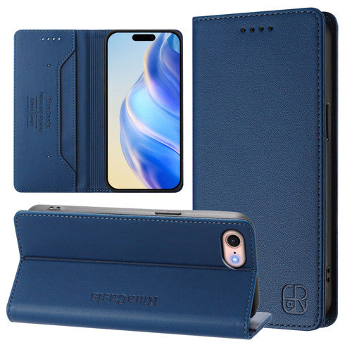 iPhone SE Leather Case - Midnight Blue