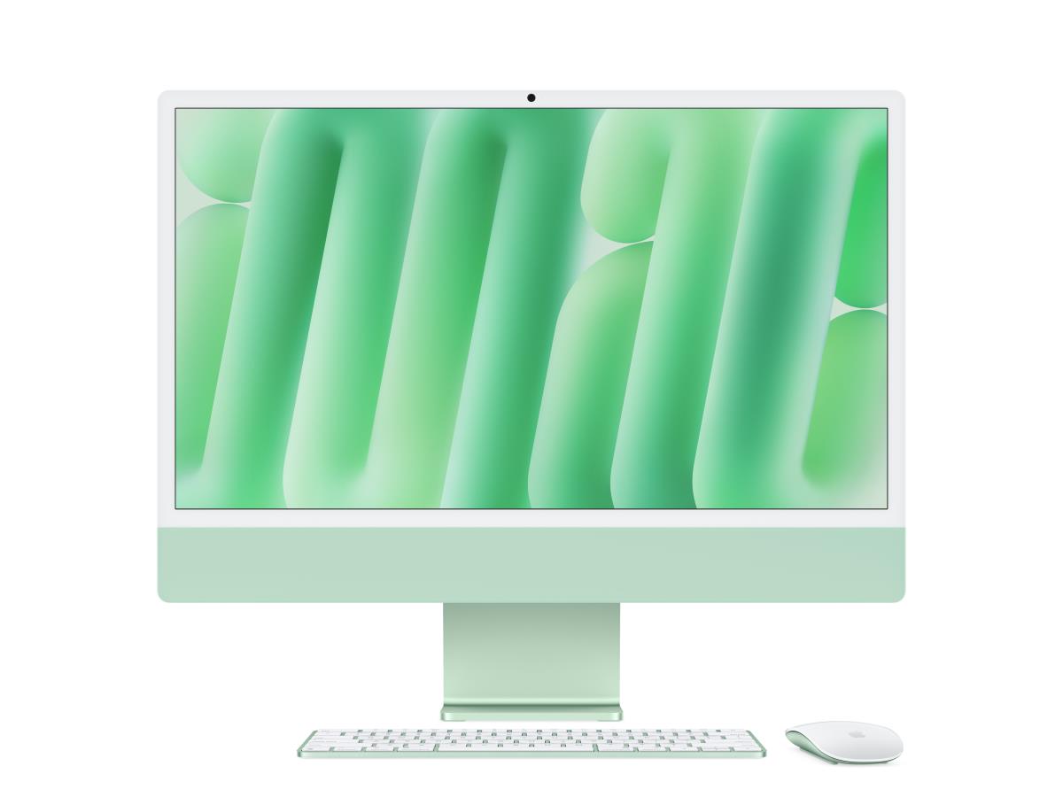 Apple 24-inch iMac with Retina 4.5K Display M4 with 8-Core CPU and 8-Core GPU 16GB 256GB SSD Green