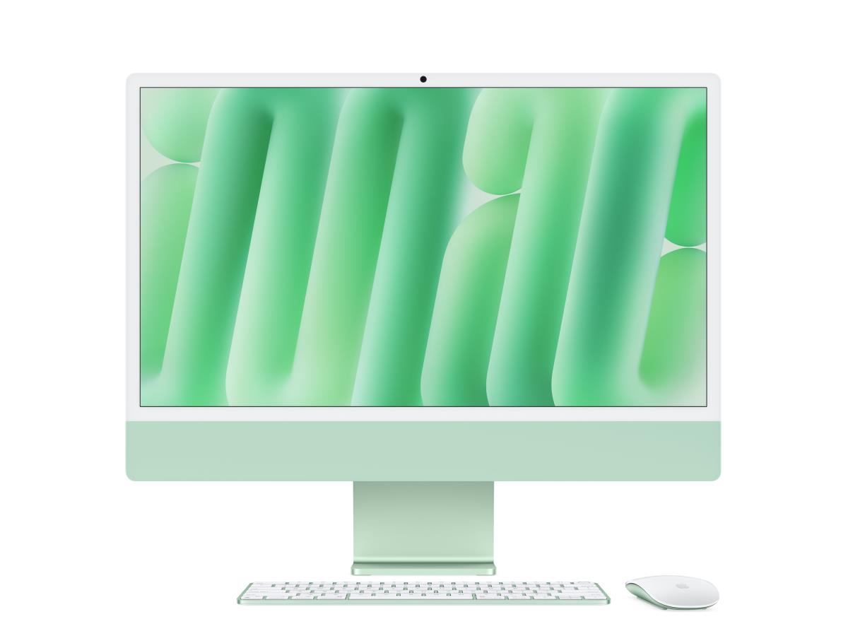 Apple 24-inch iMac with Retina 4.5K Display M4 with 10-Core CPU and 10-Core GPU 16GB 256GB SSD Green