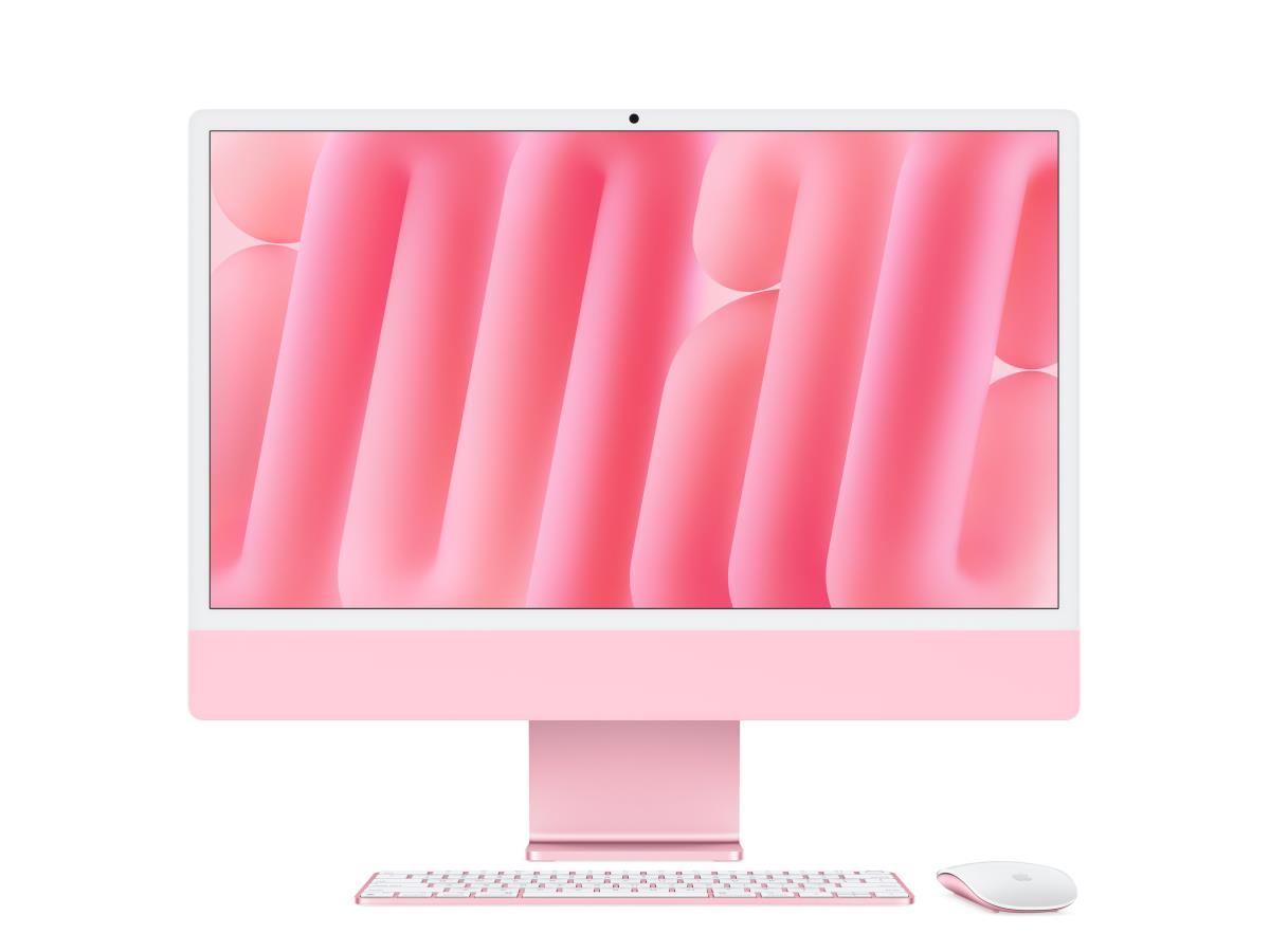 Apple 24-inch iMac with Retina 4.5K Display M4 with 10-Core CPU and 10-Core GPU 16GB 512GB SSD Pink
