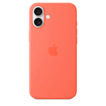 iPhone 16 Silicone Case with MagSafe - Tangerine