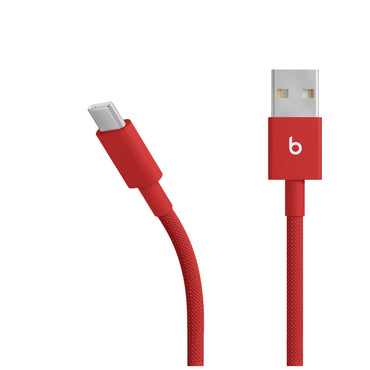 Beats USB-A to USB-C Woven Cable (1.5 m) - Rapid Red - View 5