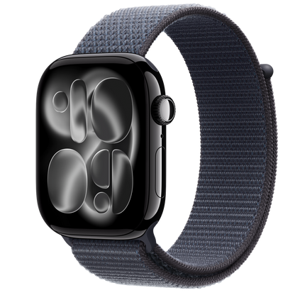Apple Watch Series 11 46MM Jet Black Aluminum - Sport Band - Cellular
