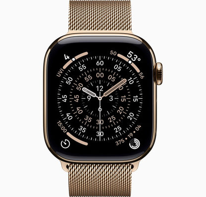 Apple Watch Series 11 42MM Gold Titanium - Milanese Loop - Cellular