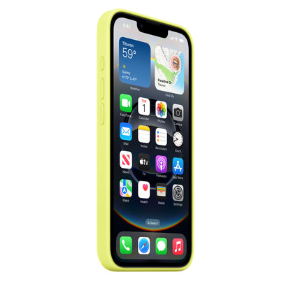 iPhone 16e Silicone Case - Neon Yellow