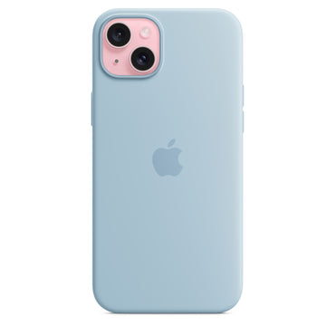 iPhone 15 Plus Silicone Case with MagSafe - Light Blue - View 2