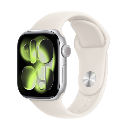 Apple Watch Series 11 42MM Silver Aluminum - Sport Band - Cellular