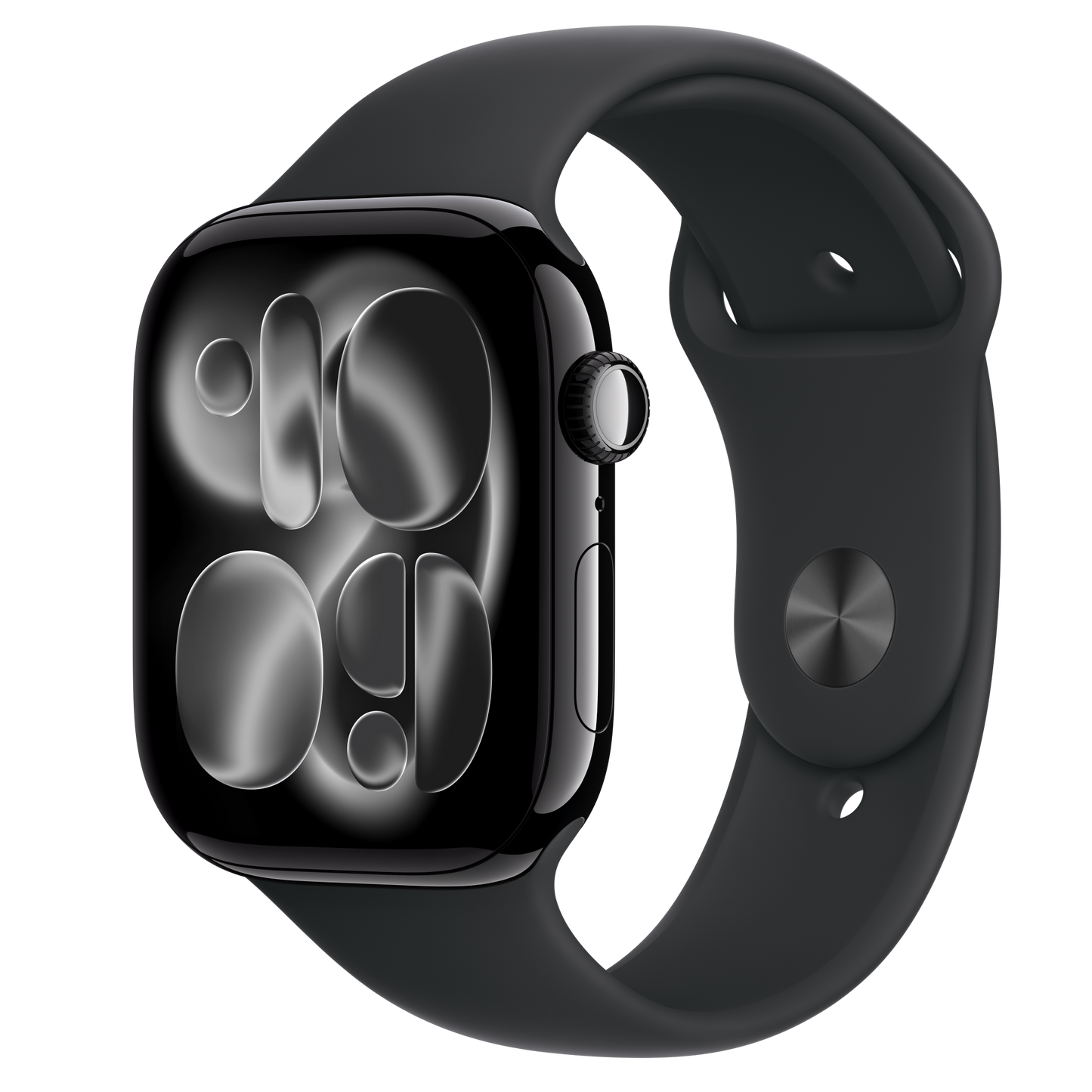 Apple Watch Series 11 46MM Jet Black Aluminum - Sport Band - Cellular