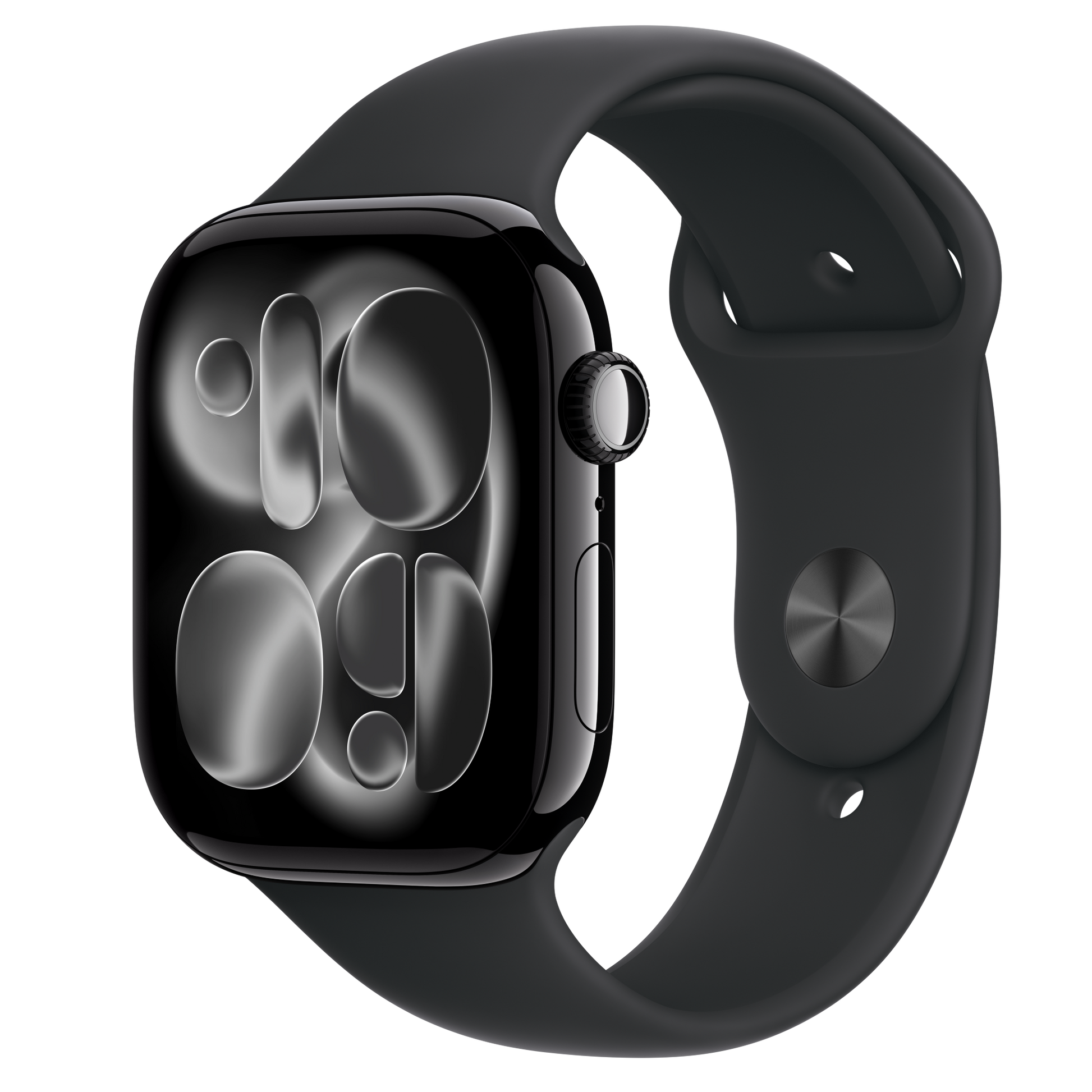 Apple Watch Series 11 46MM Jet Black Aluminum - Sport Band - Cellular