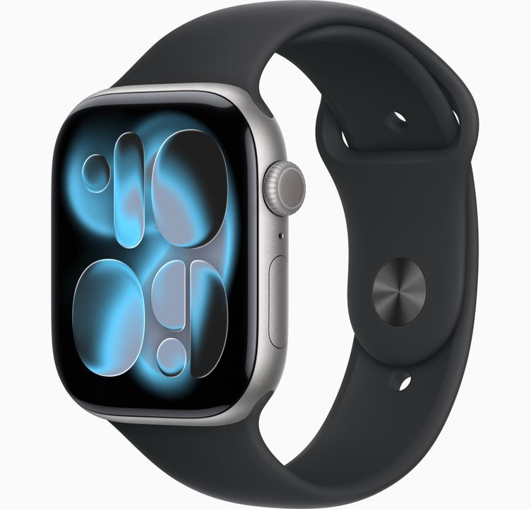 Apple Watch Series 11 46MM Space Gray Aluminum - Sport Band - Cellular