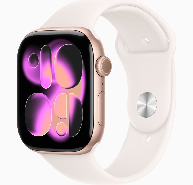 Apple Watch Series 11 46MM Rose Gold Aluminum - Sport Band - Cellular