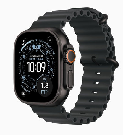 Apple Watch Ultra 3 GPS + Cellular 49mm Black Titanium Case with Black Ocean Band