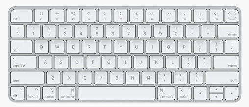 Magic Keyboard with Touch ID and Numeric Keypad - White Keys